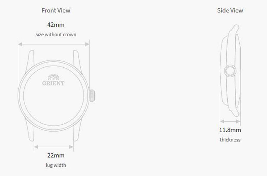ORIENT 'Bambino Version IV' Japanese Automatic Stainless Steel and Leather Dress Watch