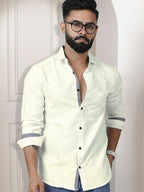 Tee Projekt Mens Long Sleeve Button Down Shirt for Men Collared Casual Formal Soild Shirt