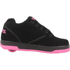 Heelys Kids Propel-K Skate Shoe, Black Hot Pink, 4 US