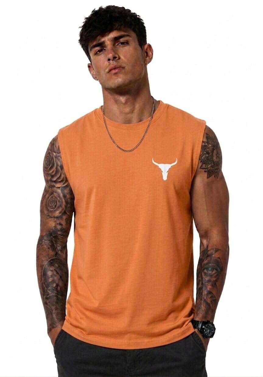 Colorchakra Men S Gym Wear Tank Top Sleeveless Cotton Vest For Workout Leightweight Tshirt For Gyming Running And Daily Use M To