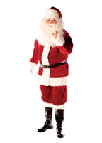 Underwraps Men's Deluxe Santa, Red/White/Black, One Size