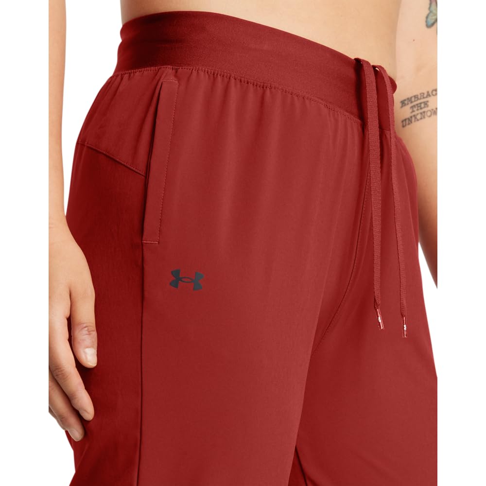 Under Armour Womens Armoursport Woven Pants, (840) Earthen Orange / / Black, XX-Large
