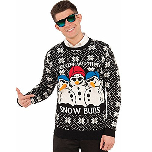 Xmas Sweater Snow Buds XL