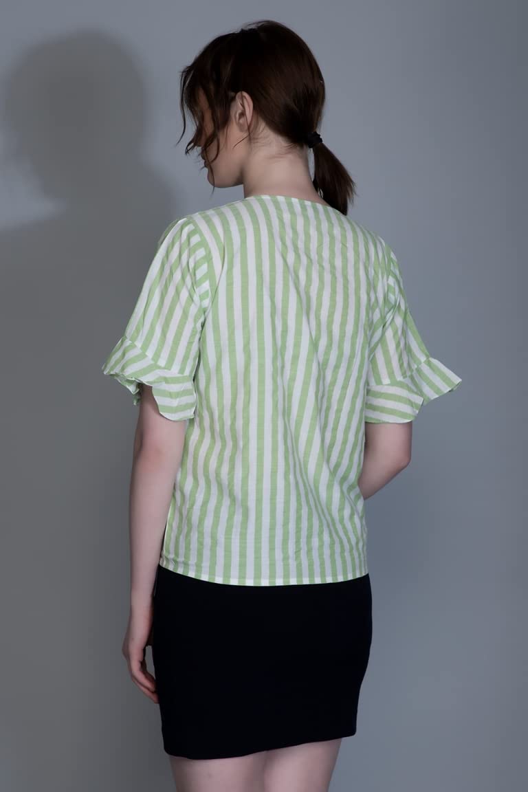 OM SAI LATEST CREATION Womens Western Top with Lining Printed & Half Bell Sleeves for Women || Casual Wear || Running Wear || T