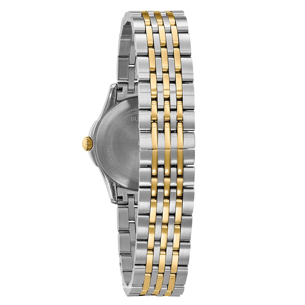 Bulova Classic Quartz Ladies Watch, Stainless Steel , Two-Tone (Model: 98M124)