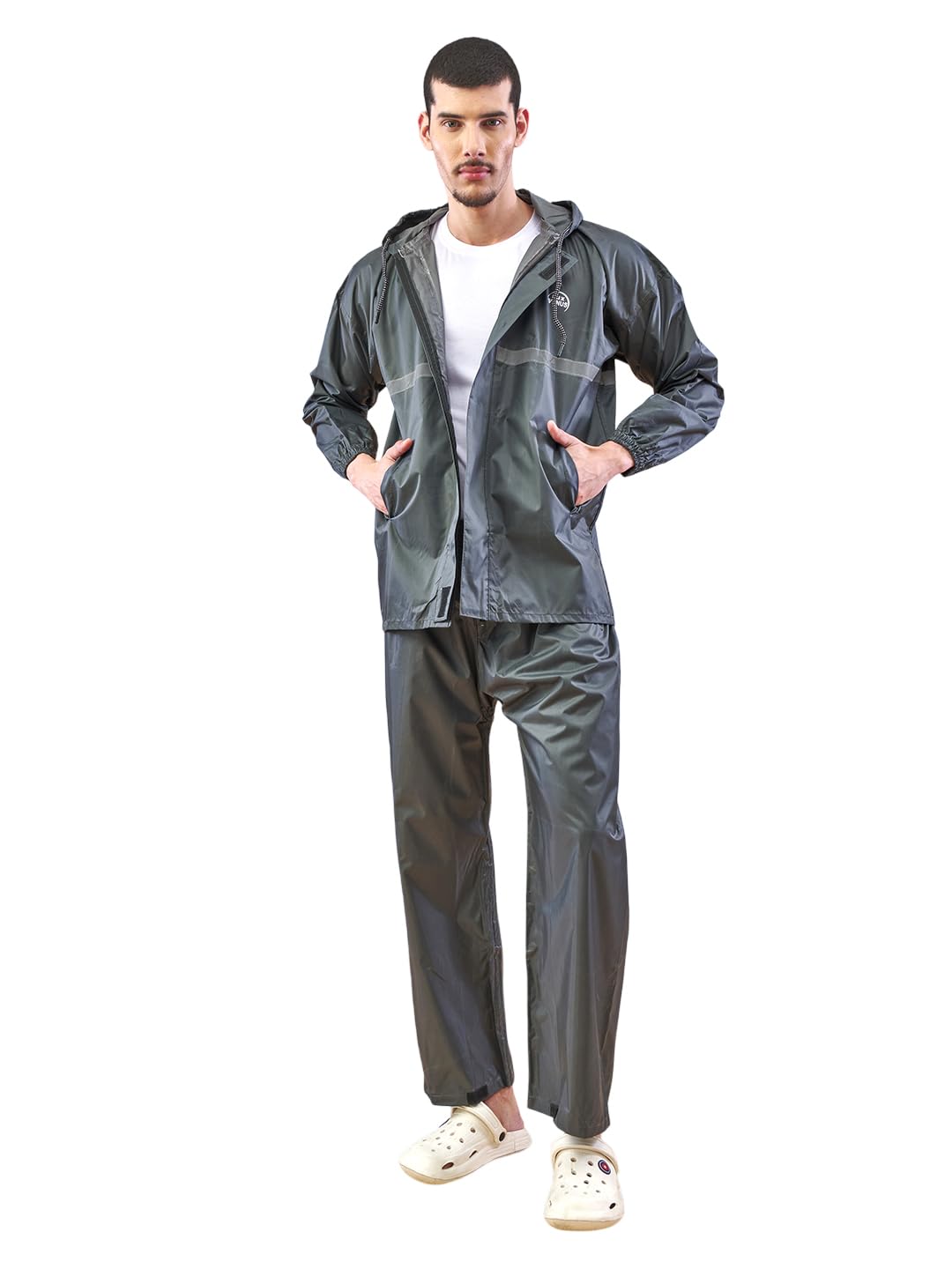 Lux Venus Reflecting Design Tapping Rain Suit For Men