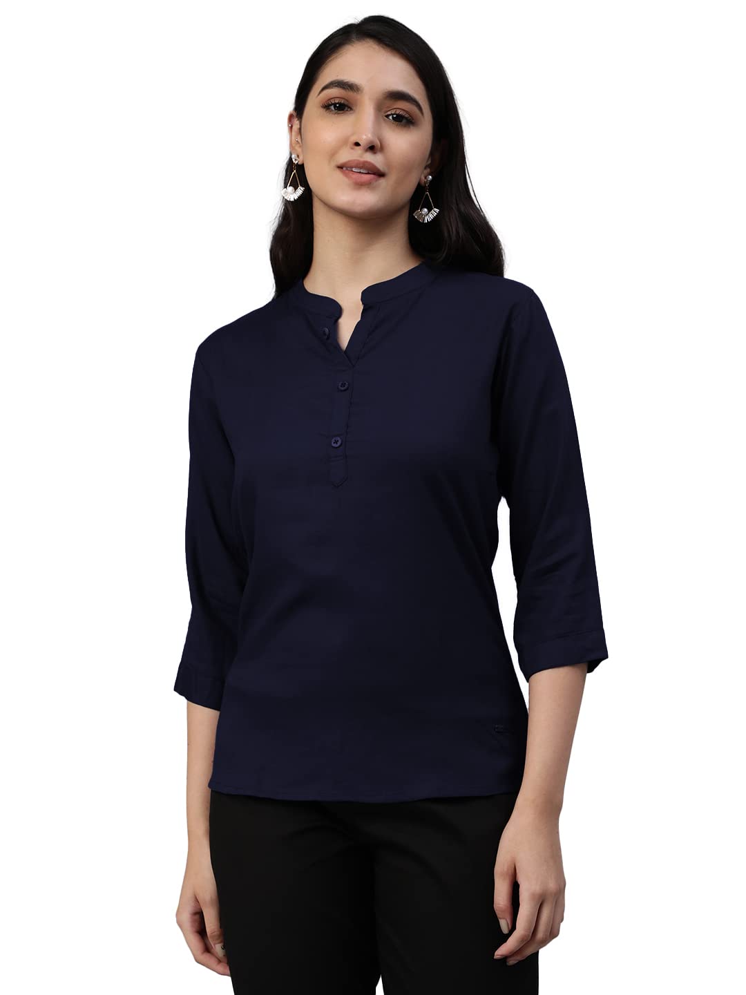 Lyra 430 Pure Rayon Woven Tunic For Women