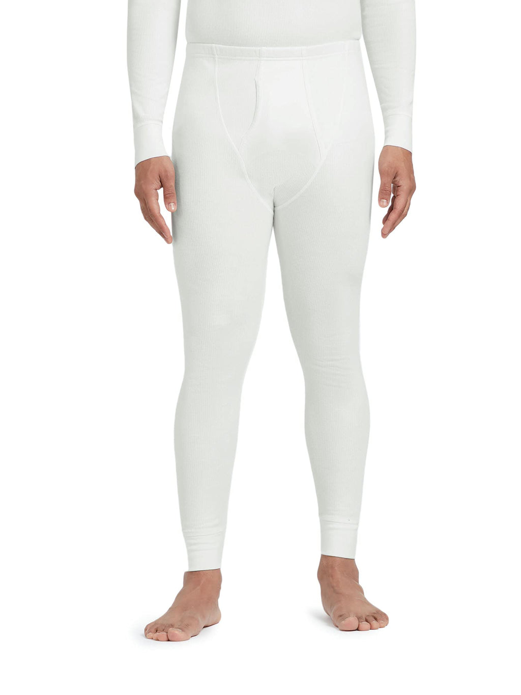 XYXX Mens Thermal Bottoms | Antibacterial, Skin Friendly with Superior Heat Retention | Slim Fit Full Length Solid Alpine Intel