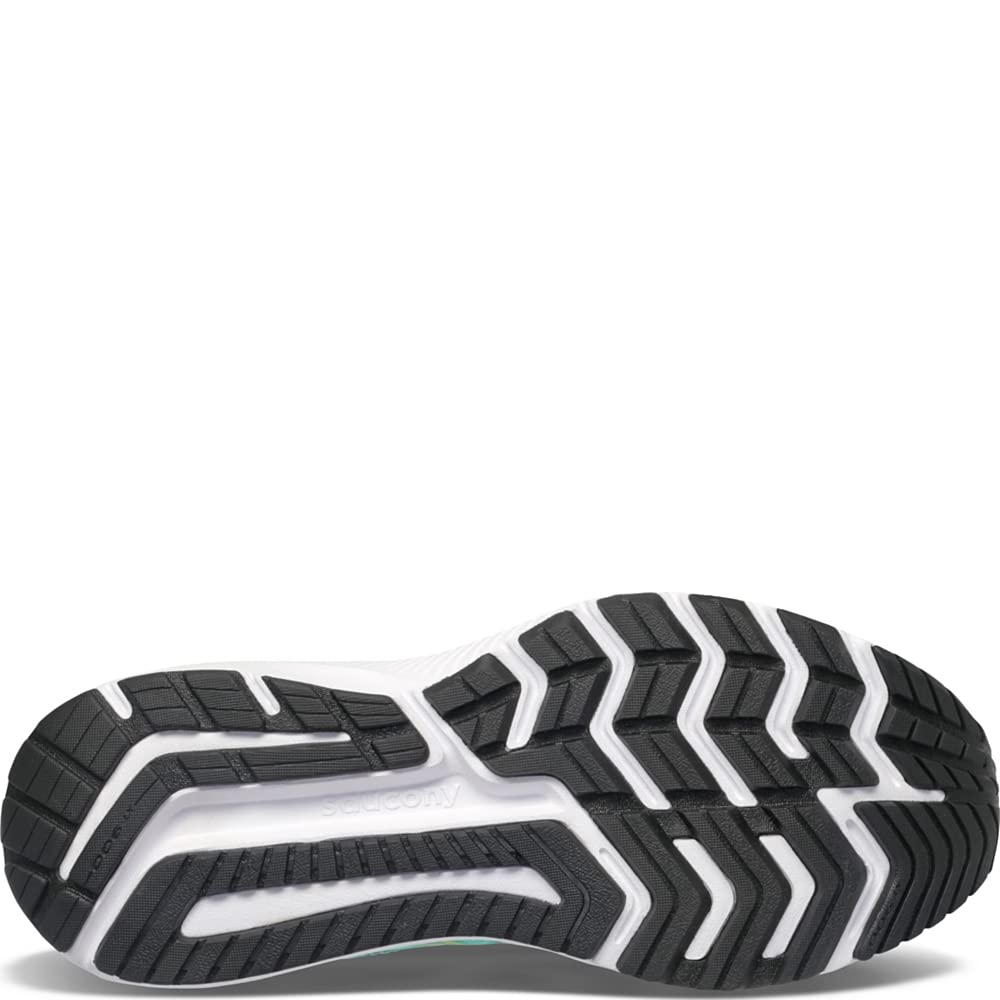 Saucony Women's Omni 20 Running Shoe, Cool Mint/Acid, 10