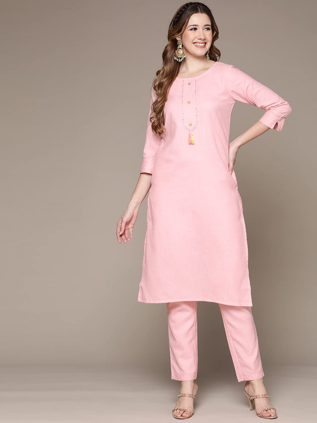 Anubhutee Women'S Silk Blend Kurta Set