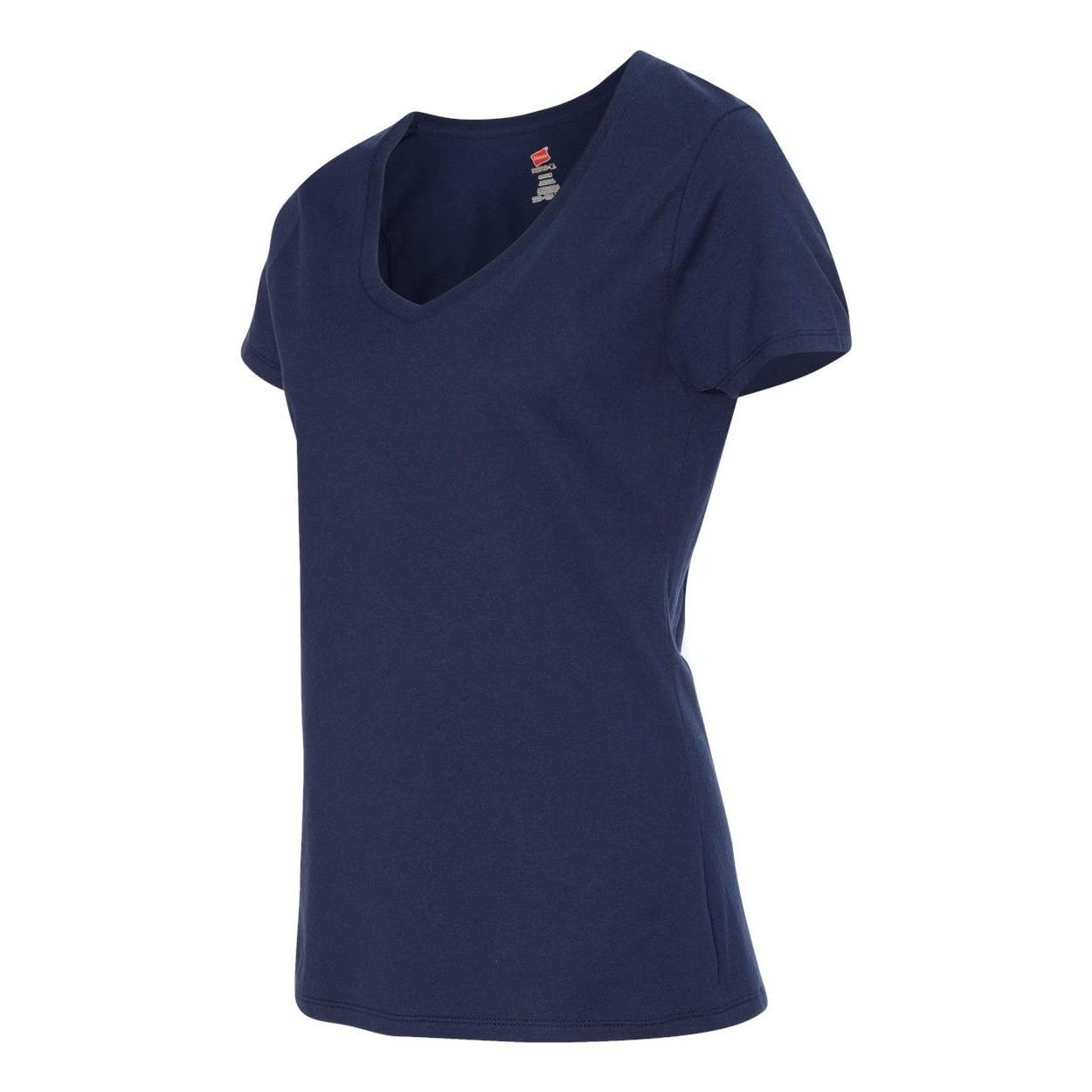 Ladies Perfect-T V-Neck T-Shirt - MAROON - 3XL(D0102H7YWB6)