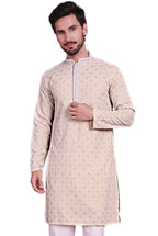 Jompers Mens Sequins And Chikankari Embroideredkurtas