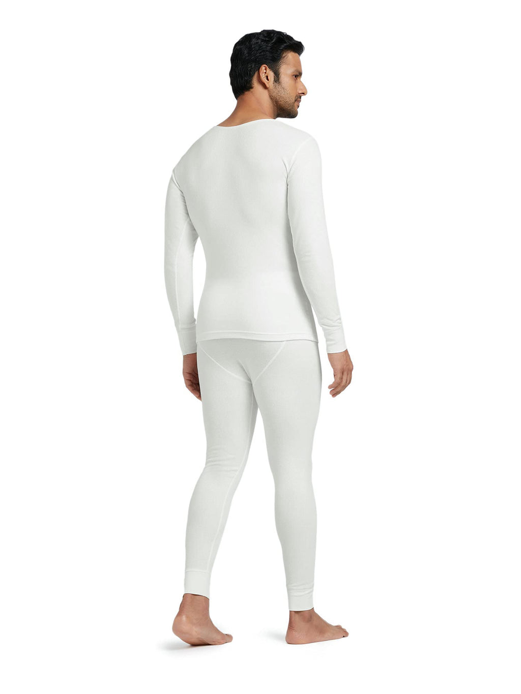 XYXX Mens Thermal Set | Antibacterial, Skin Friendly with Superior Heat Retention | Slim Fit Solid Alpine IntelliHeat Thermal S