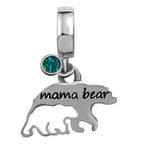 JMQJewelry Halloween Mother Daughter Grandma Mama Bear Love Mom Birthday Birthstone December Women Bead Charms Fit Pandora Brace