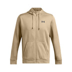 Under Armour Men's ArmourFleece Full Zip Hoodie, (299) City Khaki / / Black, Medium