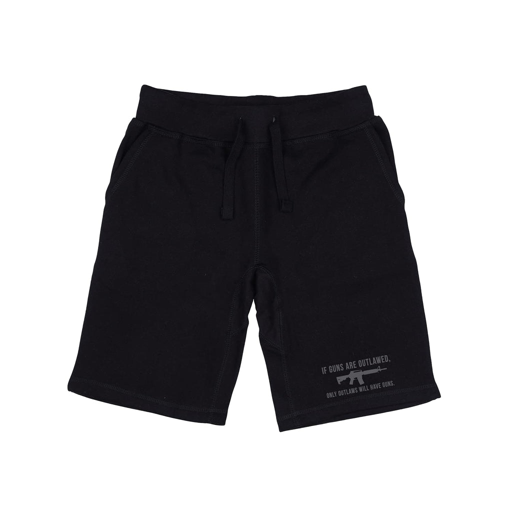 Graphic Shorts, Outlawed, Black, M