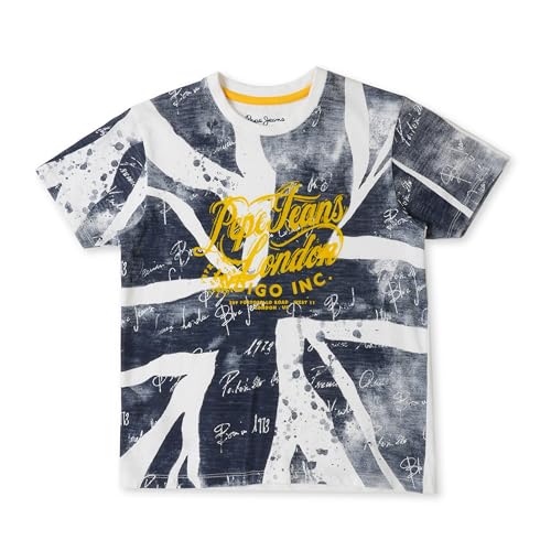 Pepe Jeans BoyS Regular Fit T-Shirt (Pb5036198006_White