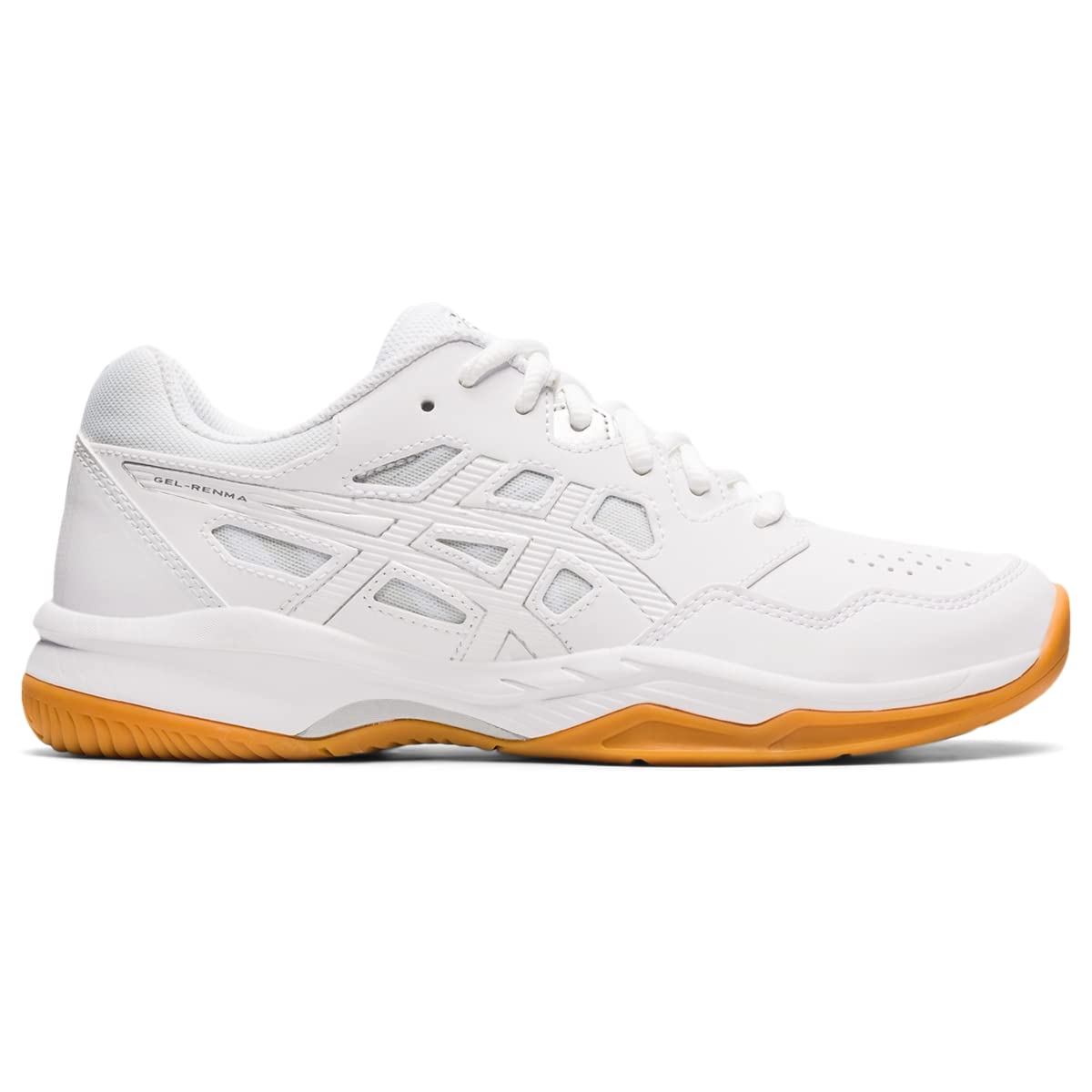 ASICS Women's Gel-Renma Pickleball Shoes, 8, White/Pure Silver