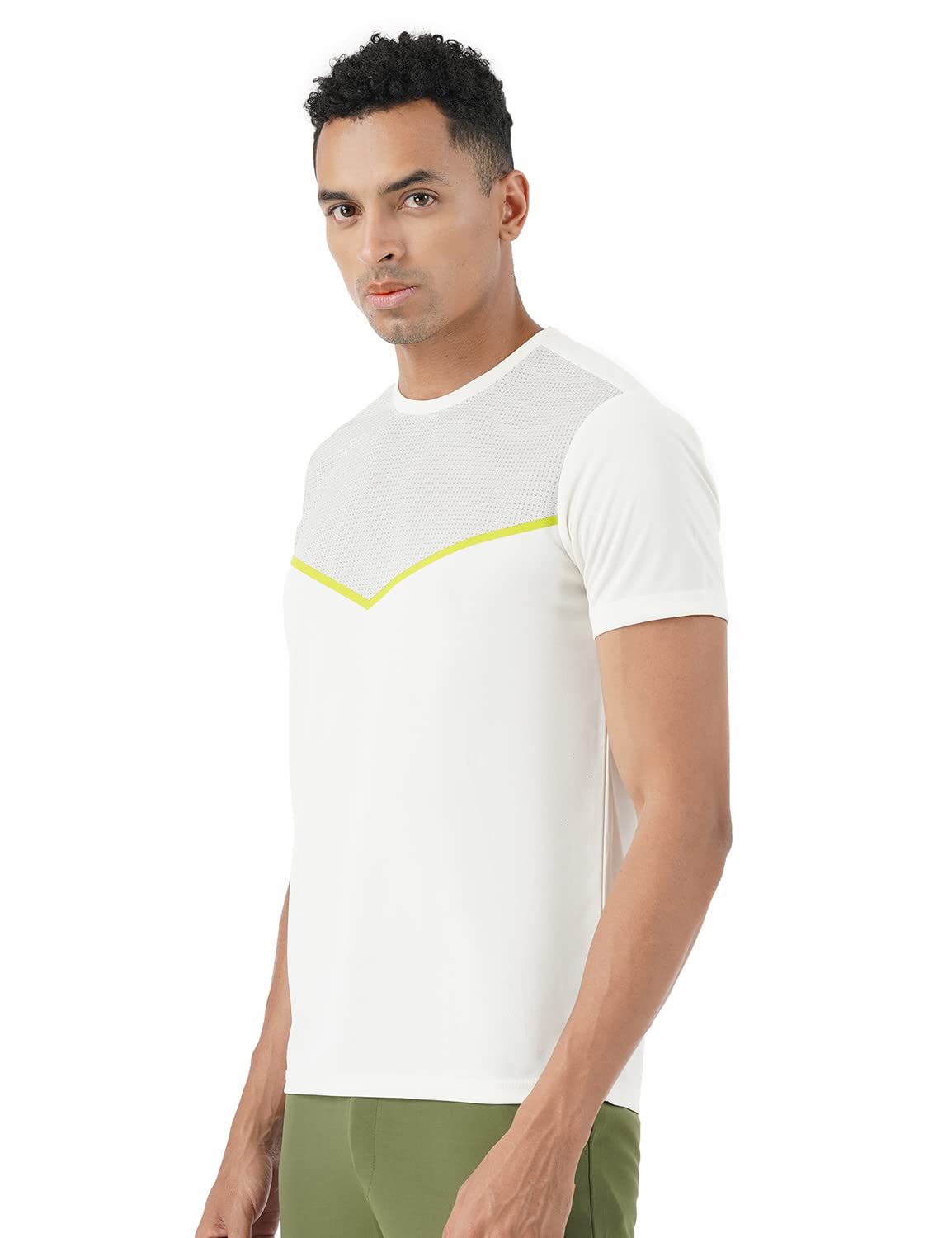 PUMPD Athleisure Mens Stylish T-Shirt for Gym -DryTech, Anti-Odor, Lightweight, Soft Seams, UV Protect