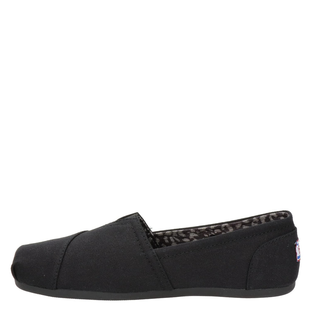 Skechers Women's Plush-Peace and Love Ballet Flat, Black, 8.5