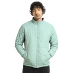 Bewakoof Mens Solid Regular Fit Full Sleeve Stand Collar Nylon Reversible Puffer Jacket