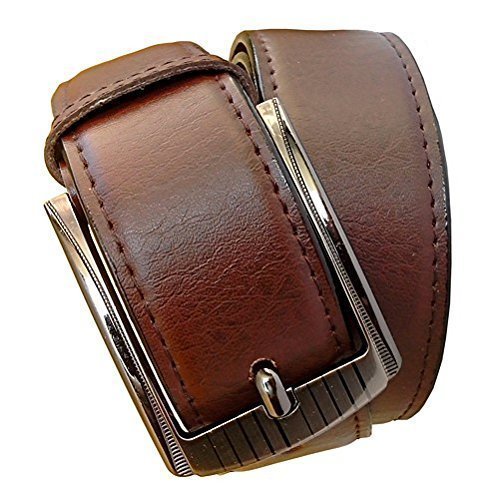 Veteran MenS Brown Pu Leather Belt Formal/Casual Belt (Vt0050Bt) 34