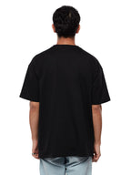 The Souled Store Official Deadpool: Great Irresponsibility Men and Boys Oversized fit Graphic Half Sleeve Cotton Black Color Ove