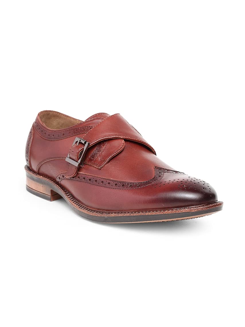 TEAKWOOD LEATHERS Mens Leather Shoes for Any Occasion | SH_MJ_56_Wood_45 Brown 11