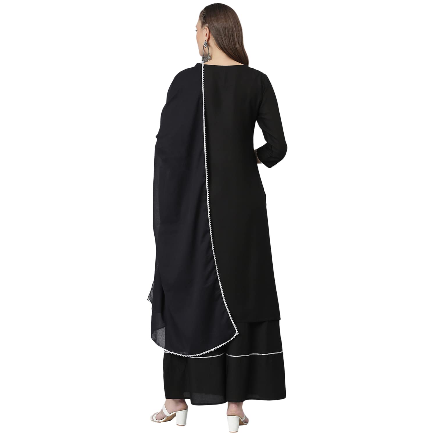 Stylum Women'S Cotton Blend Rayon Kurta Set