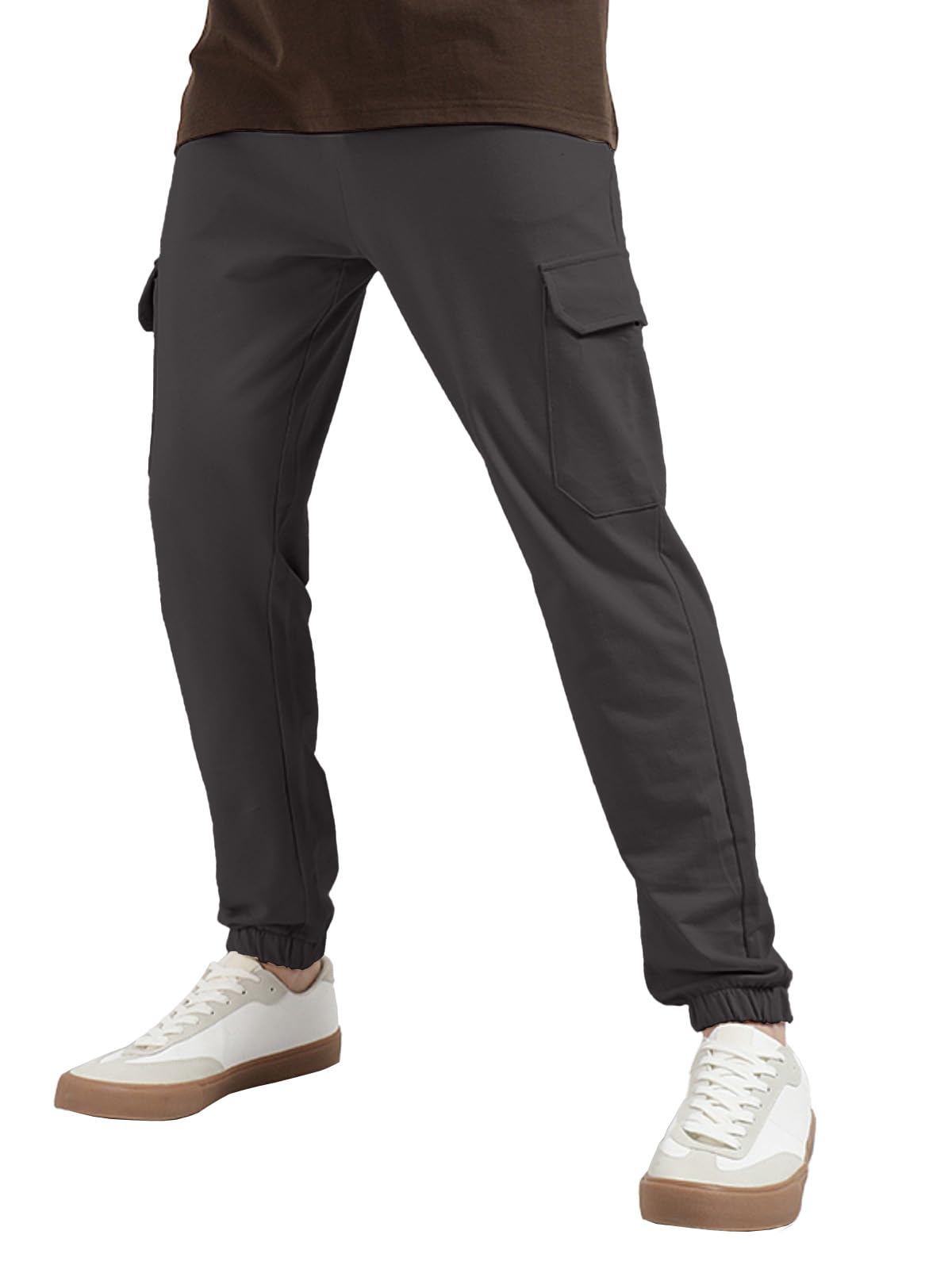 Veirdo Men's 100% Cotton Regular Fit Eiffel Tower Mid Rise Trackpants with Pocket
