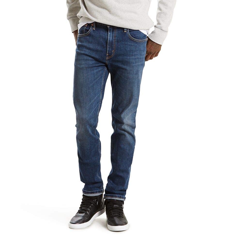 Levi's Men's 502 Taper Fit Jeans (Also Available in Big & Tall), Panda-Advanced Stretch, 32W x 34L