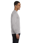 Mens 52 oz comfortSoft cotton Long-Sleeve T-Shirt - WHITE - S(D0102H7KTLP)