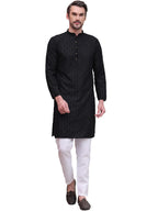 Jompers Mens Floral Cotton Kurta Pyjama Set
