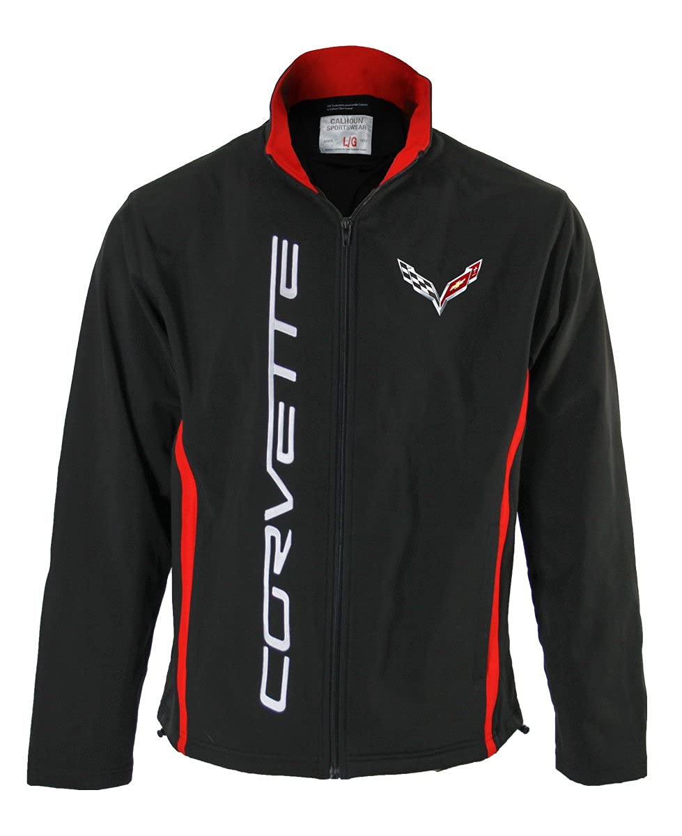 GM Chevrolet Unisex Bonded All-Season Jacket (Corvette, Large)