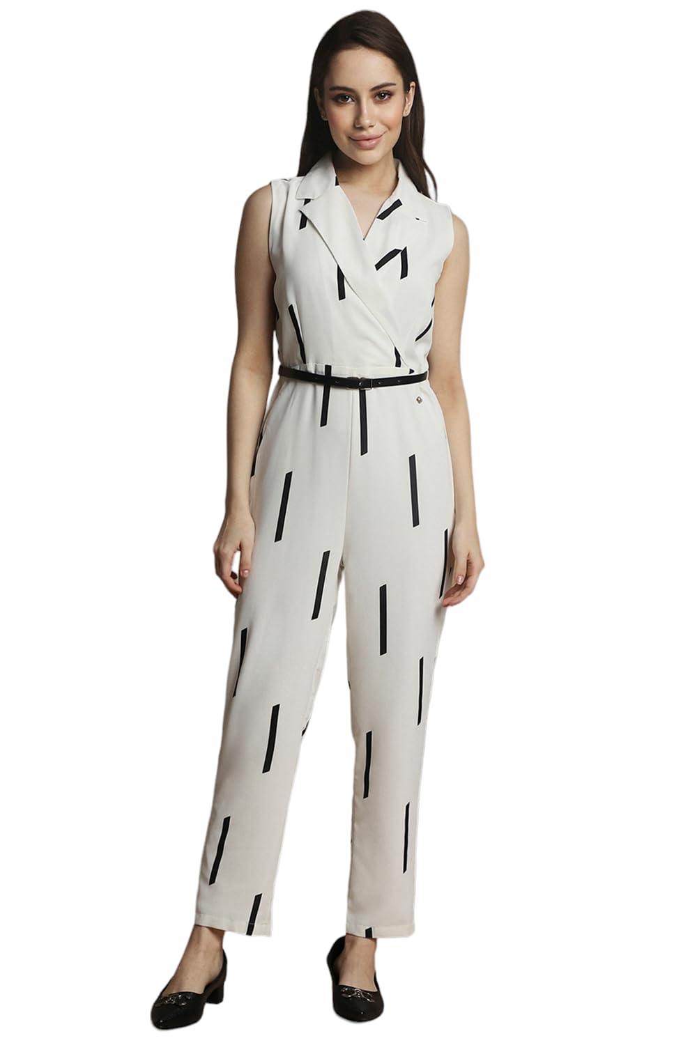 Allen Solly Women Regular Fit Printed Jumpsuit