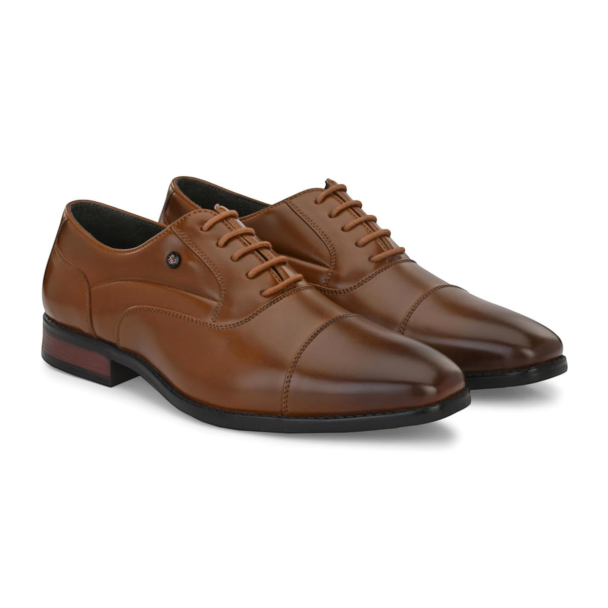 San Frissco Mens Formal Shoes Lace Up Leatherette Oxfords/Soft Cushioned Footbed with TPR Sole/Comfortable, Stylish, Trending, P 6