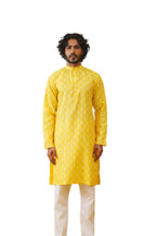 Jompers Mens Floral Printed Kurta Churidar Set