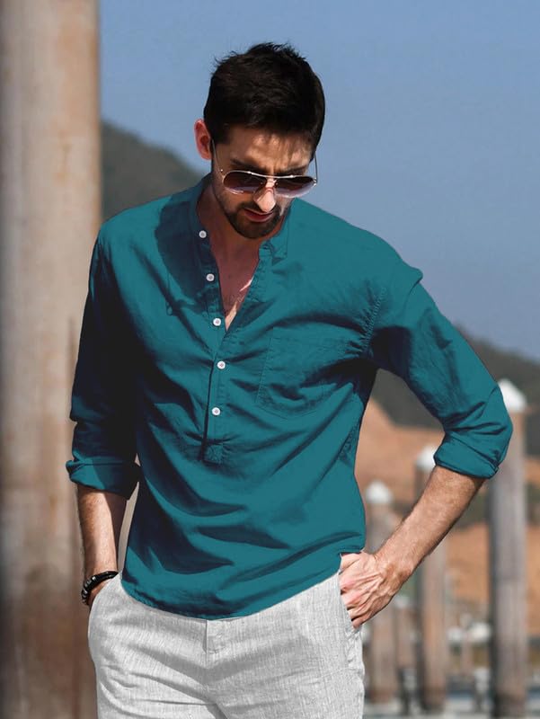 Be Active MenS Solid 100% Cotton Short Kurta With Mandarin Collar || Short Kurta For Men Cotton || Stylish Short Kurta || Short