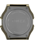 Timex T80 34mm Watch - Gold-Tone with Stainless Steel Bracelet