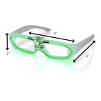 blinkee Sound Activated Glasses Green