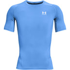 Under Armour Men's Armour HeatGear Compression Short-Sleeve T-Shirt , Carolina Blue (475)/White, Large