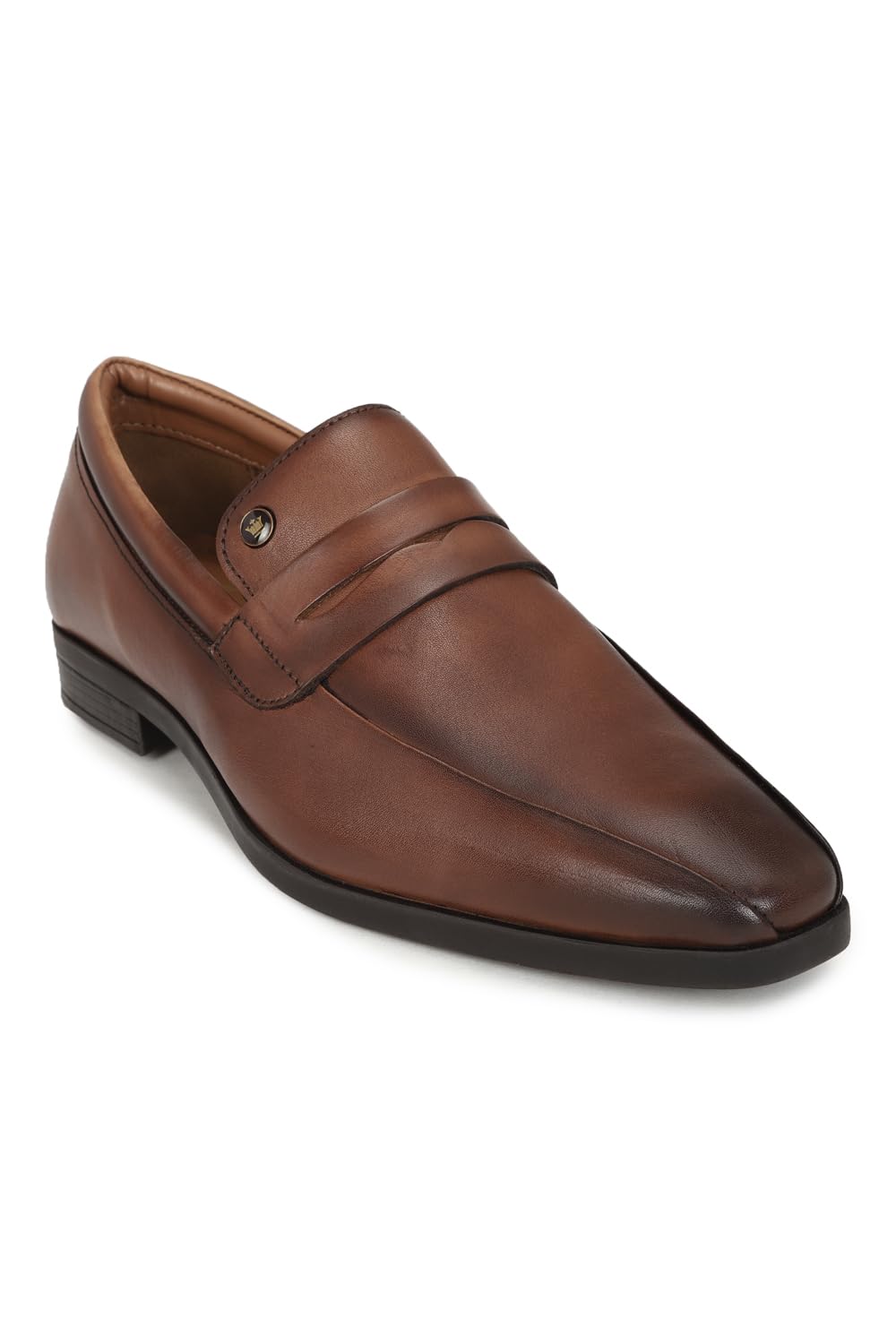 Louis Philippe_Mens_Leather_Shoe_Lpscjrgfs222047_Brown_40