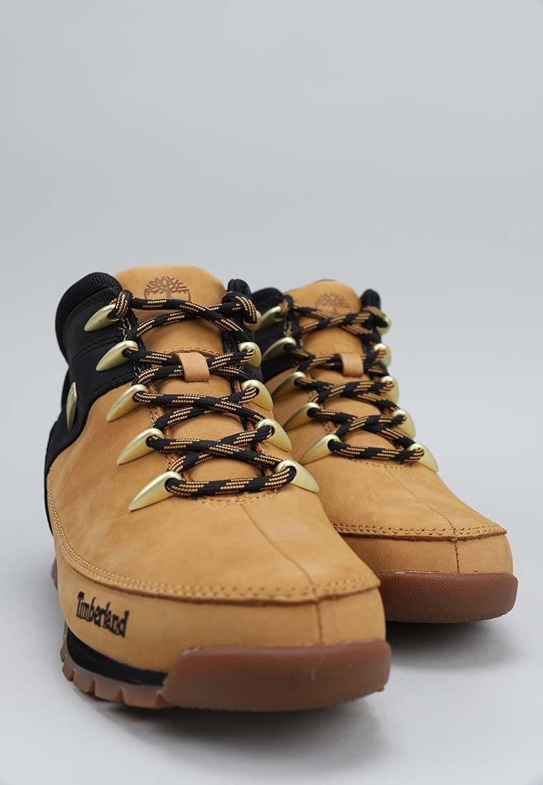 Timberland Men's Ankle Chukka Boots, Yellow Wheat Nubuck W Black, 47.5 EU