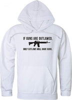 Graphic Pullover, Outlawed, White, M