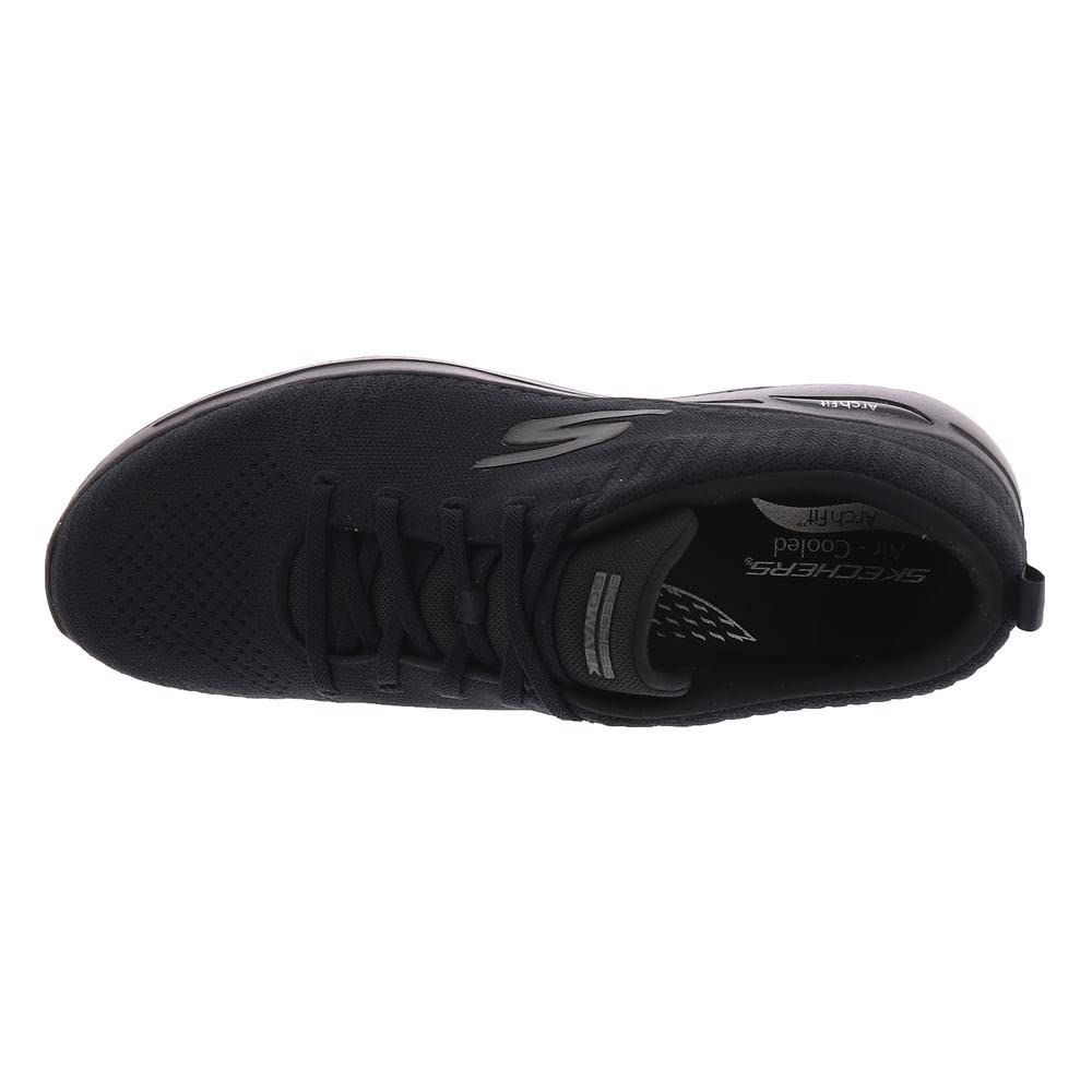 Skechers Men's Gowalk Arch Fit-Athletic Workout Walking Shoe with Air Cooled Foam Sneakers, Black 2, 10.5 X-Wide