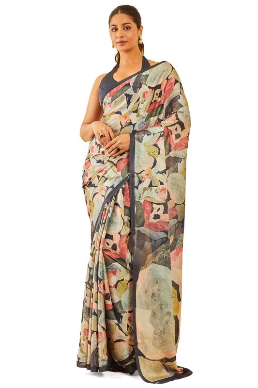 Soch Women Abstract Print Saree