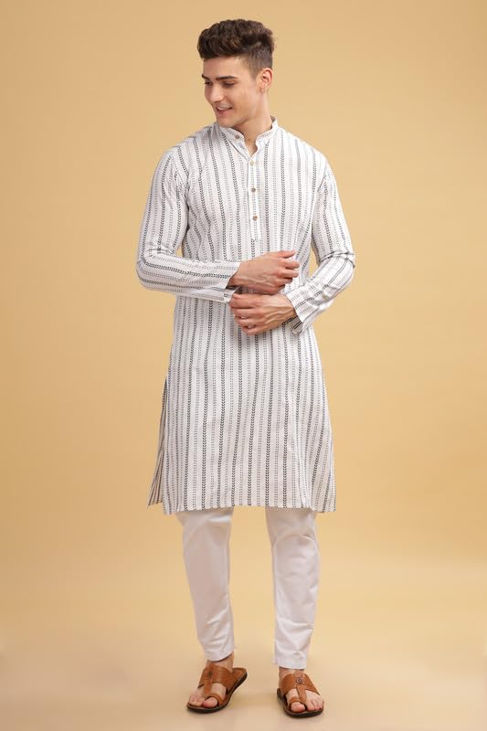 Be Active MenS Traditional Lining Stripe Stripes Design Full Sleeves Kurta || Cotton Kurta For Men || Men Kurta For Wedding ||