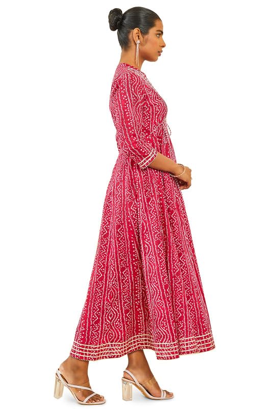 Soch Women Cotton Anarkali Kurta