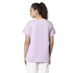 Bewakoof Womens Solid 100% Cotton T-Shirt - Boyfriend Fit, Round Neck, Half Sleeves