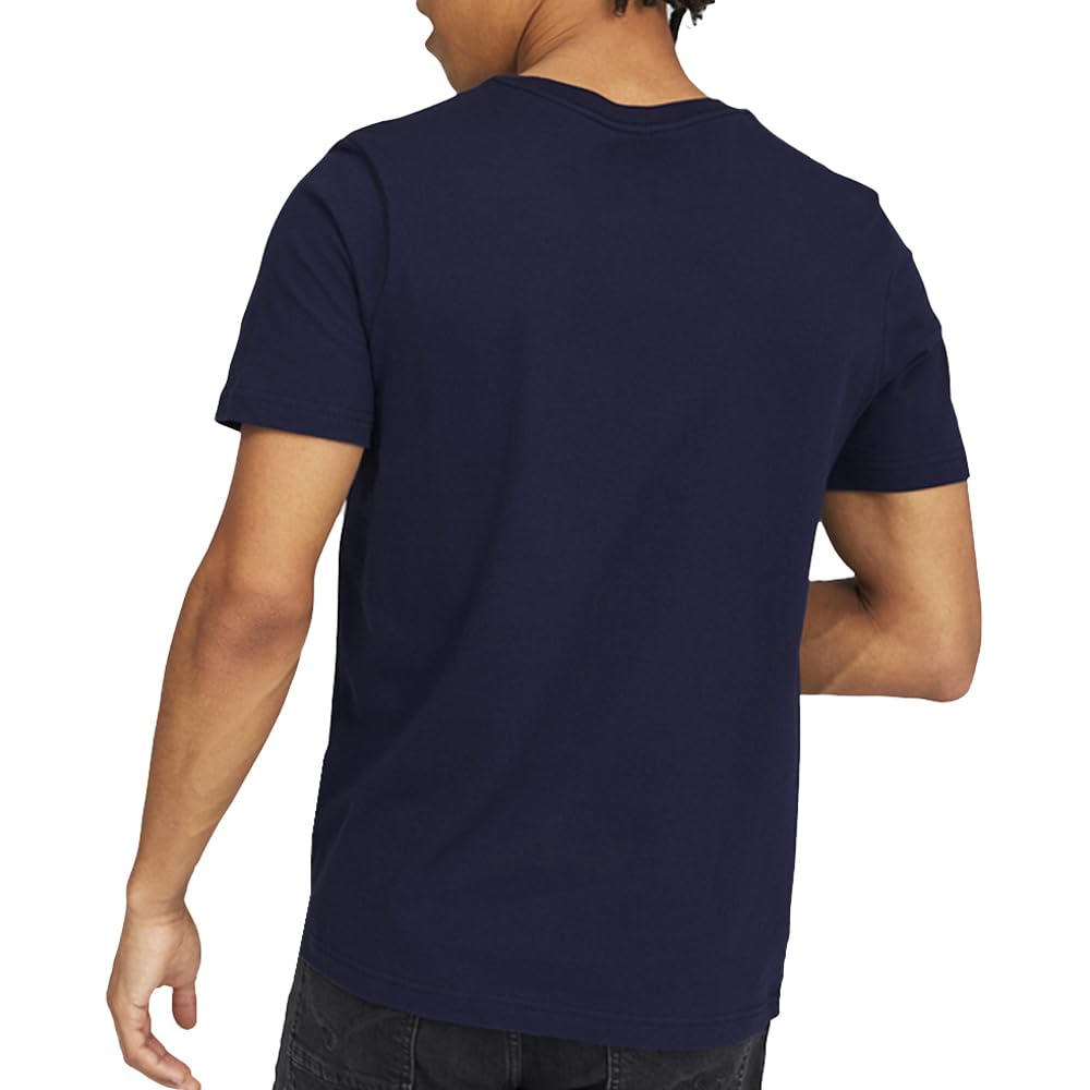 Puma Men's Essentials Logo T-Shirt (Available in Big & Tall), Navy, Medium